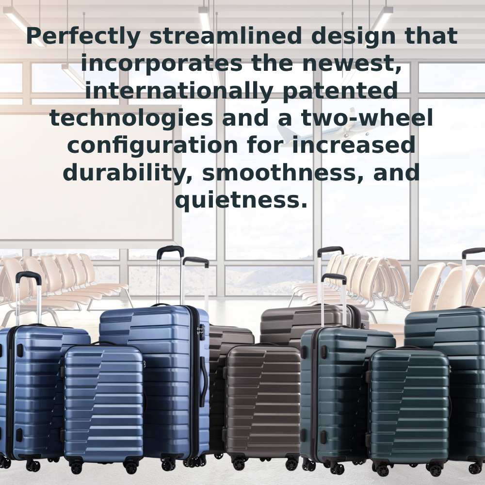 Hard Shell Luggage Sets (Grey): image 6