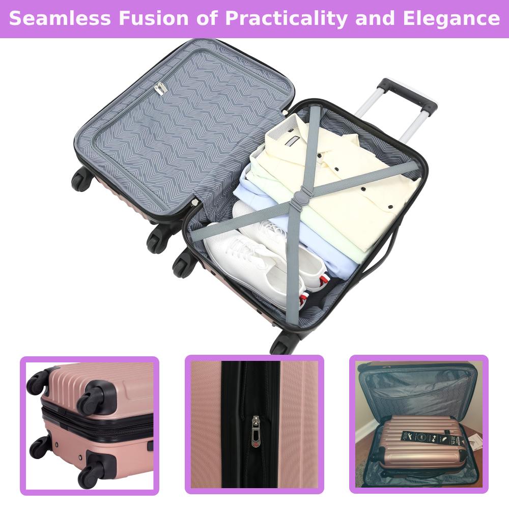 Suitcases Hard Shell Set (Lilac): image 4